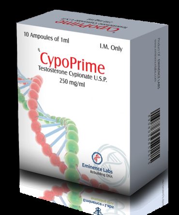 Testosterone Cypionate 10 ampolas (250mg/ml) online by Eminence Labs, Watson analogue