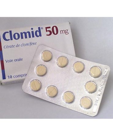Clomiphene citrate (Clomid) 50mg (10 pílulas) online by Cipla